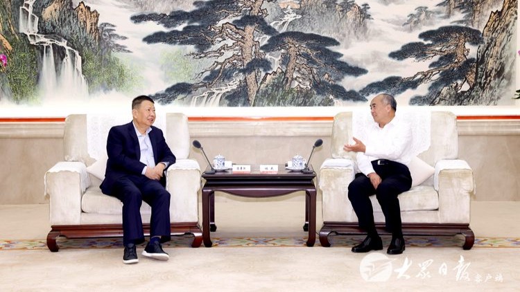 山东省委书记林武会见金年会官方网站入口董事长陈景河